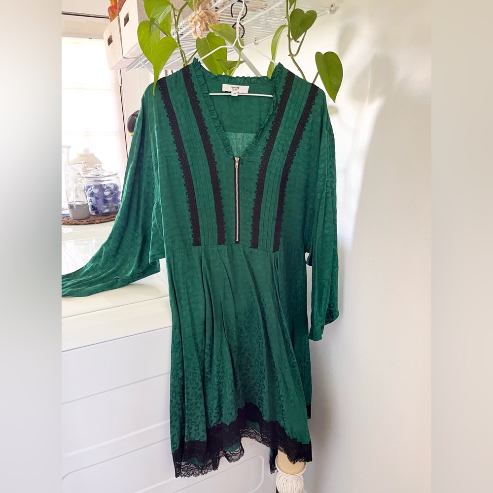 Green Koché Dress